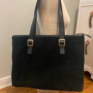 Levenger Black Tote Bag